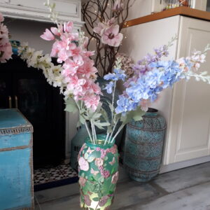 grote mooie vaas met 6 takken van 80cm